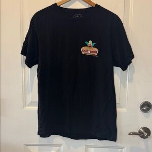 Simpsons Krusty Burger Black Graphic Tee